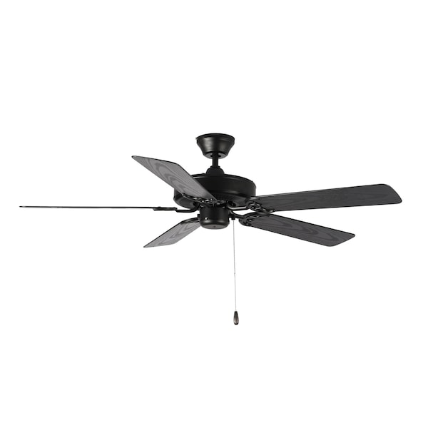 Maxim Lighting Basic-Max 52" Ceiling Fan Black/Walnut Blades 89905BKWP - main